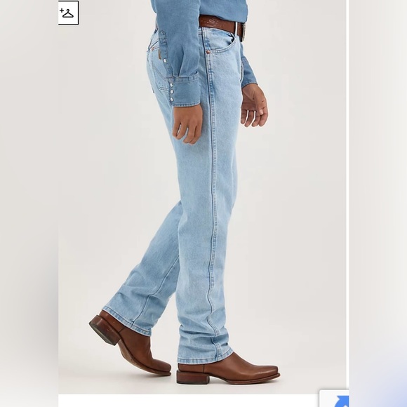 WRANGLER® COWBOY CUT® ORIGINAL FIT JEAN color bleach - Picture 2 of 4